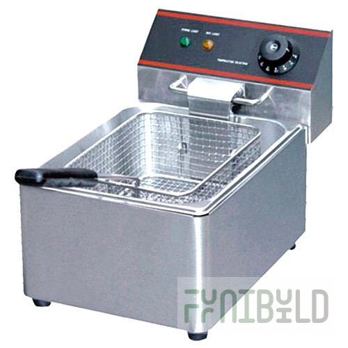 Tabletop electric deep fryer HEF-11L (325x450x350mm, 11l, 3.5kW. 220V) 1 capacity