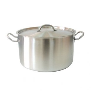 Saucepan (stainless steel) 10.0 l. high, triple bottom (induction) 280x160 in, art. X2843