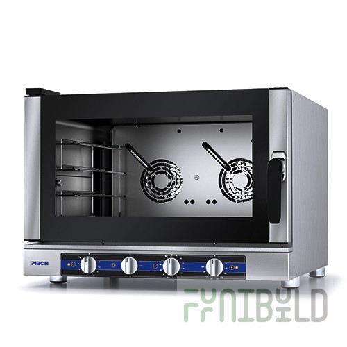 Combi steamer PIRON PF7404 (4 GN1/1 or 600x400, 6.3 kW, 760x760x540mm)