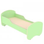 Children's bed made of laminated chipboard with sides 1400x600, art. KD-1.3 (SALAD)