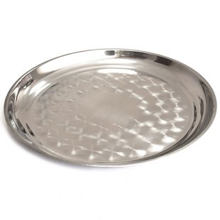Round metal tray d=30cm FT-0601
