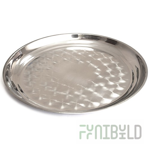 Round metal tray d=30cm FT-0601