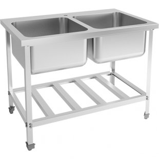 Washing bath, solid-drawn STANDARD VMOts2-500SNK 1150x700x870mm, (capacity 500x500x300mm)