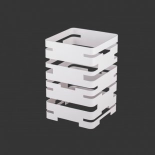 Buffet base square 200x200x300mm, white, art. 00358