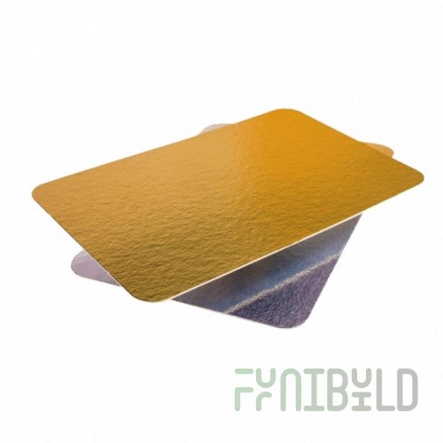 Backing 160x250mm gold/silver