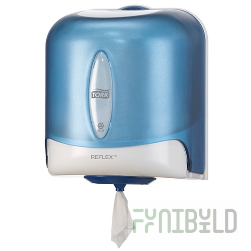 Dispenser for wiping paper with central extraction (with removable sleeve) Tork Reflex M4 art. 473133, 1 pc.