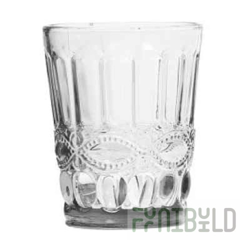 Low glass 284ml d=80mm h=100mm, art. 02509, pack of 6 pcs.