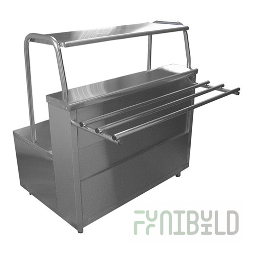 Bain-marie for 1-dish 2 confitures Lira-Profi (MEP-1B/LP) (1120x705(1030)x1220(1240)mm, 2 kW, 220/380 V)