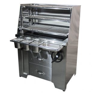 Multifunctional charcoal barbecue UMM/2/11306(ROBATA) (1000x630x1422, grid for frying steak/fish/shash