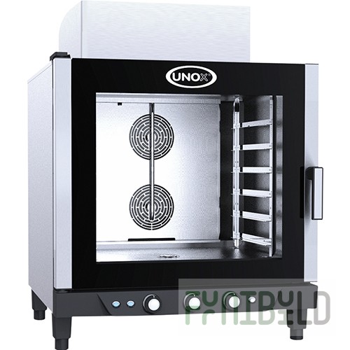 Gas convection oven UNOX XB 613 G (860x882x1144 in, 0.7 kW, gas power 17.5, 220 V)