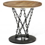Table frame SHT-TU11 (black/gold patina) 600x600x745 in