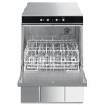Front-loading dishwasher SMEG ECOLINE UD500D (580x600x820mm, 500x500mm cassettes, electromechanical control, 220V/380V, 3.2/5.7 kW)