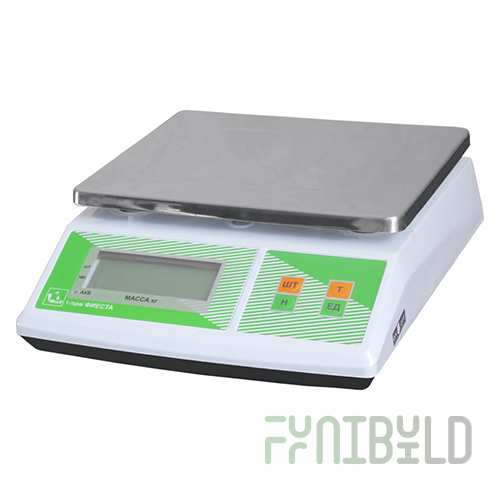 Packing scales Fort-T 708F FIESTA 15 kg (314x275x120 in, platform 260x220 in, without stand)