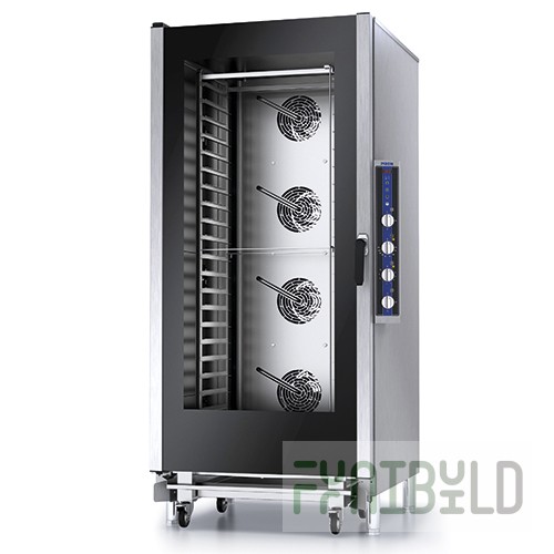 Combi steamer PIRON PF7716 PLUS (16,600x400, 36 kW, temperature probe, 940x1000x1930 in, 36 kW, 380 V)