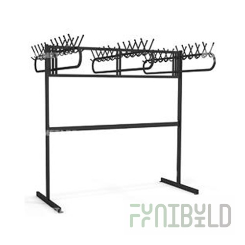 Floor hanger 60 hooks, metal black art.952.2