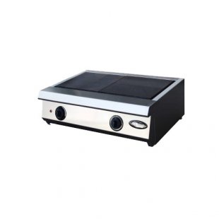 Electric stove 2-burner tabletop without oven F2ZhTLpe (800x500x330 in, 6 kW, 380 V)