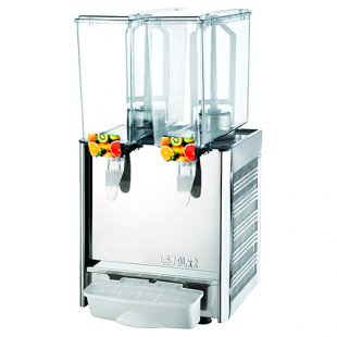 Juice cooler LSJ9X2 (330x440x670mm, 2x9l, +7...+12°С, 0.28 kW, 220V)