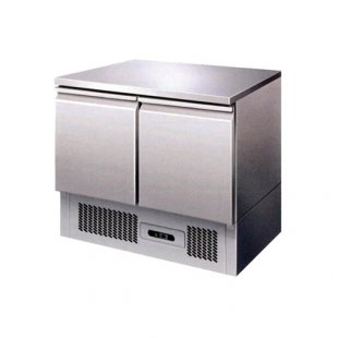Medium-temperature table V=257l, COOLEQ S901 (+2...+8C, 900x700x850 in, 2 doors, stainless steel)