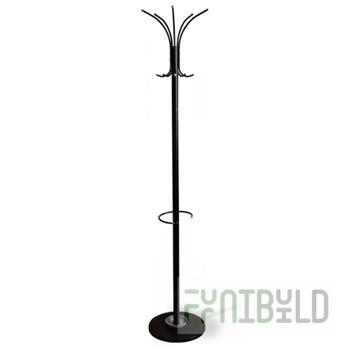 Hanger SHT-655 collapsible (black/gray/metal base), 350x350x1873mm