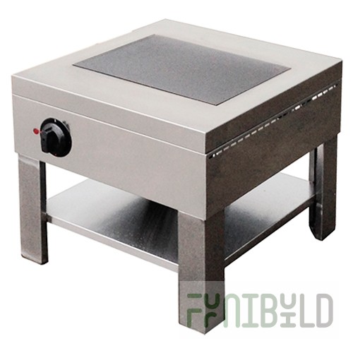 Electric stove 1-burner without oven F1pE/24042 (550x550x500, stove-cabinet, 1 burner, 3 kW)
