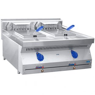 Electric tabletop deep fryer 2 containers EFK-80/2N