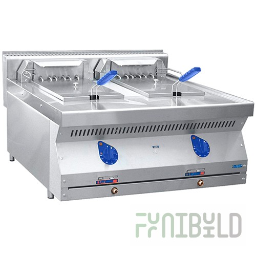 Electric tabletop deep fryer 2 containers EFK-80/2N