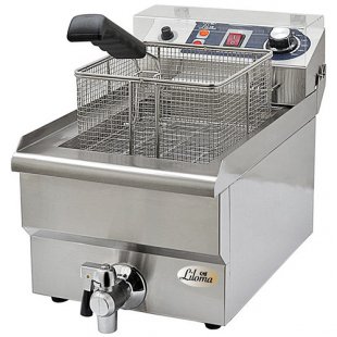 Deep fryer LILOMA FLT 10 (290x500x400mm, 10 liters, with plastic protective lid)