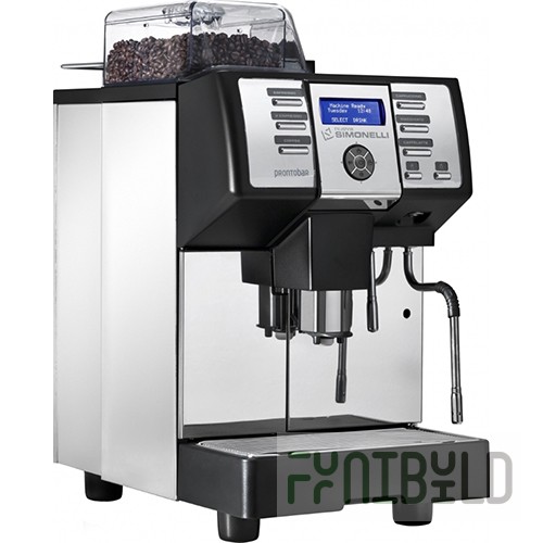 Coffee machine Nuova Simonelli Prontobar 1 Grinder black+Russian LCD(superauto.1.gr,330x520x600mm,2kW,220V)