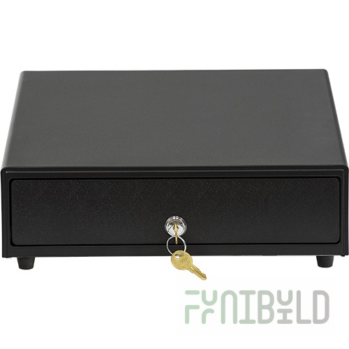 Cash drawer ATOL CD-330-B black, 330*380*90, 24V