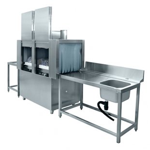 Tunnel dishwasher MPT-1700 (left) (1595x770x1695 in, 26.5 kW, 380 V)