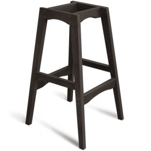 Bar stool frame SHT-S65 (wenge), 450x460x730 in