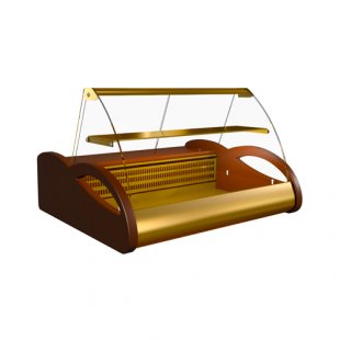 Medium-temperature bar display case 1000x865x630mm, A87 SM 1.0-1(ВХС-1.0 Argo Lux) 0...+7С, 0.44 sq.m.