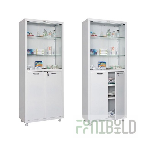 Medical cabinet MD 2 1670/SG 1655/1755x700x320