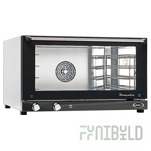 Convection oven Unox XF 043 Manual (800x706x472 in, 3.2 kW / 220 V, 5.3 kW / 380 V)