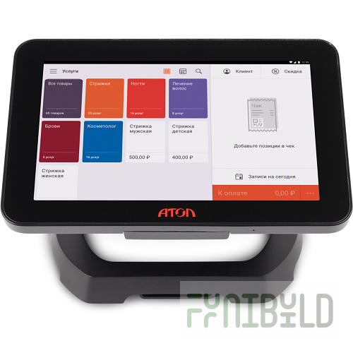 ATOL Sigma 8. Smart terminal. Black. Without FN + OFD platform