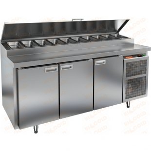 Pizza table Hicold PZ2-111GN (1/6) (1835x700x850mm, +2...+10 °C)