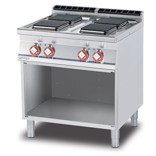 Electric stove LOTUS PCQ-78ET (4-piece 700-th series, 800x705x900mm, 10.4 kW, 380V)