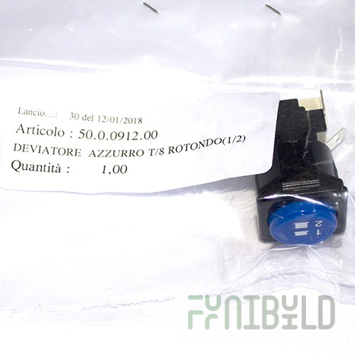 Button blue MACH, art.500091200
