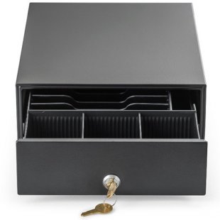 Cash drawer ATOL SB-245-B black, 245*320*90, mechanical