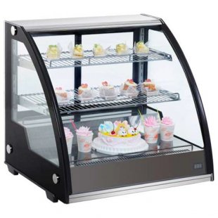 Medium-temperature display case. COOLEQ CW-130 (697x590x685mm, 0...+12C, V=130l)