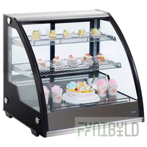 Medium-temperature display case. COOLEQ CW-130 (697x590x685mm, 0...+12C, V=130l)
