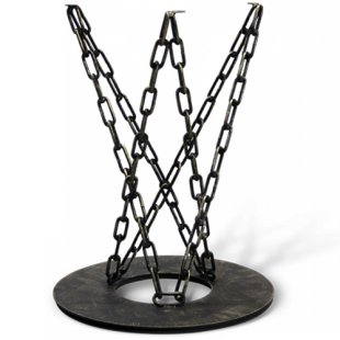 Table frame SHT-TU11 (black/gold patina) 600x600x745 in