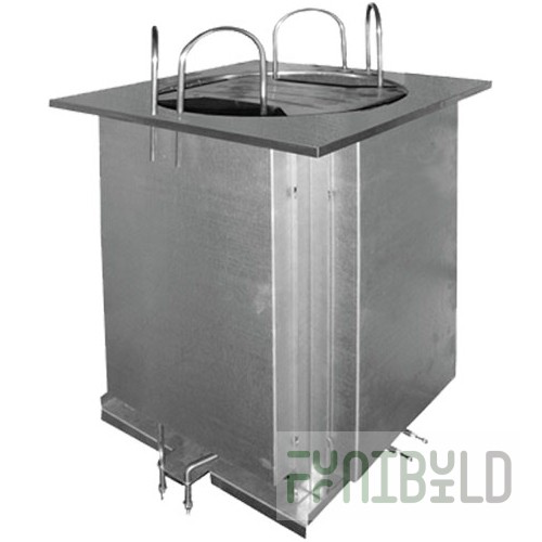 Plate warming module (440x440x795 in, 45 containers, diameter up to 300 in, stand not included)