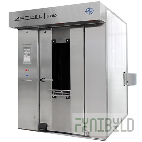 Rotary oven IRTYSH PVT - 3Kf (3145x2170x2480mm; sheet 800x600mm or 590x900; gas; without burner)