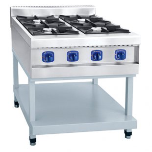 Gas stove 4-burner without oven (on painted stand) PGK-49P (900x800x970mm, 24 kW)