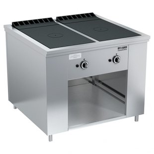 Gas stove 2-burner closed type floor without oven PRG-IIA-2S Maxi (1000x990x850(760)mm, 2x10kW)
