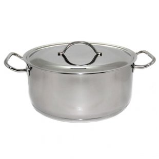 Saucepan (stainless steel) 16.0 l solid drawn art. 1C 2377-01741 ASHA
