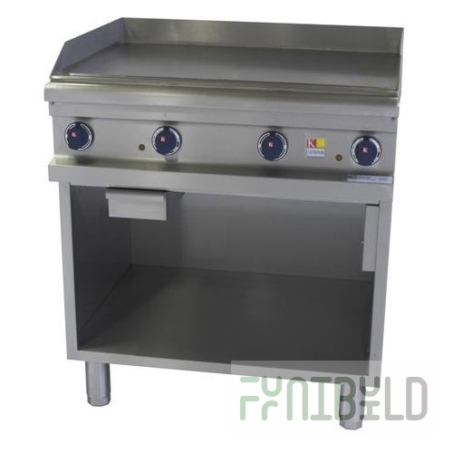 Open frying pan 700 ser KOVINASTROJ EZ-T87/PJ 55852 (800x700x900 in, 380 V, 12 kW, smooth steel)