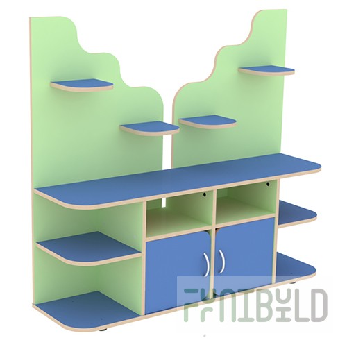 Children's shelving unit