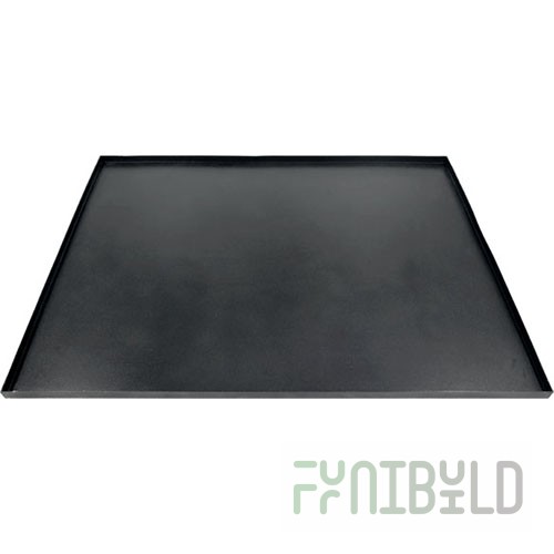 Smooth aluminum baking tray with non-stick coating 600x400 in